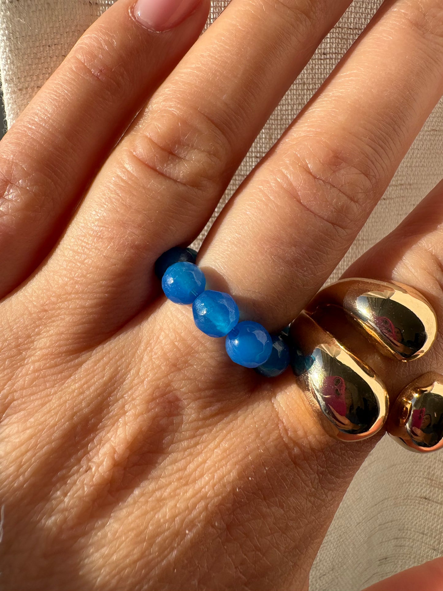 azure wave ring