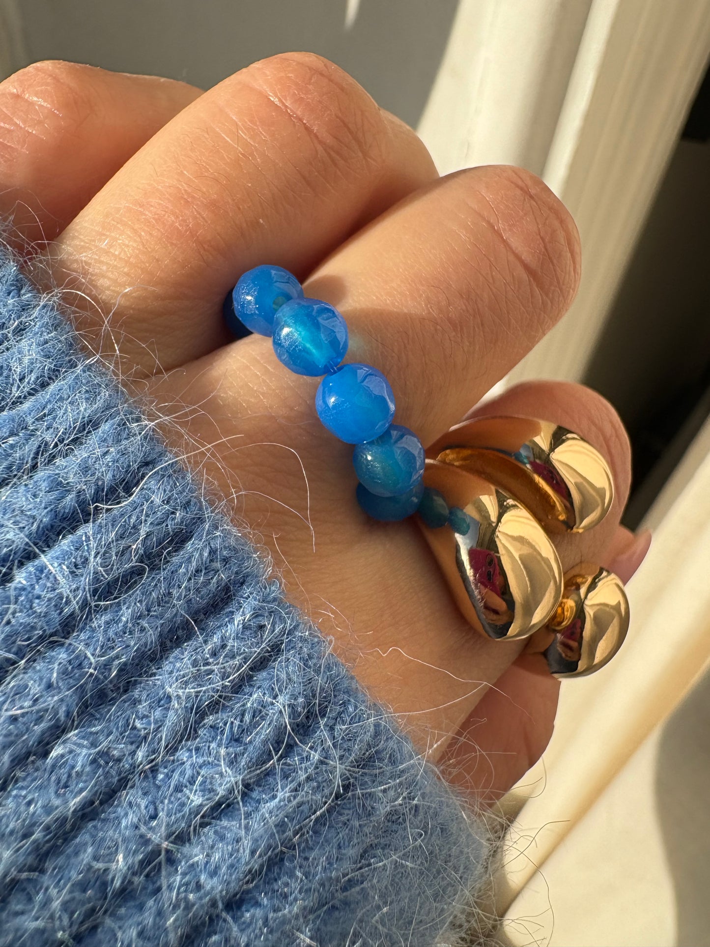 azure wave ring