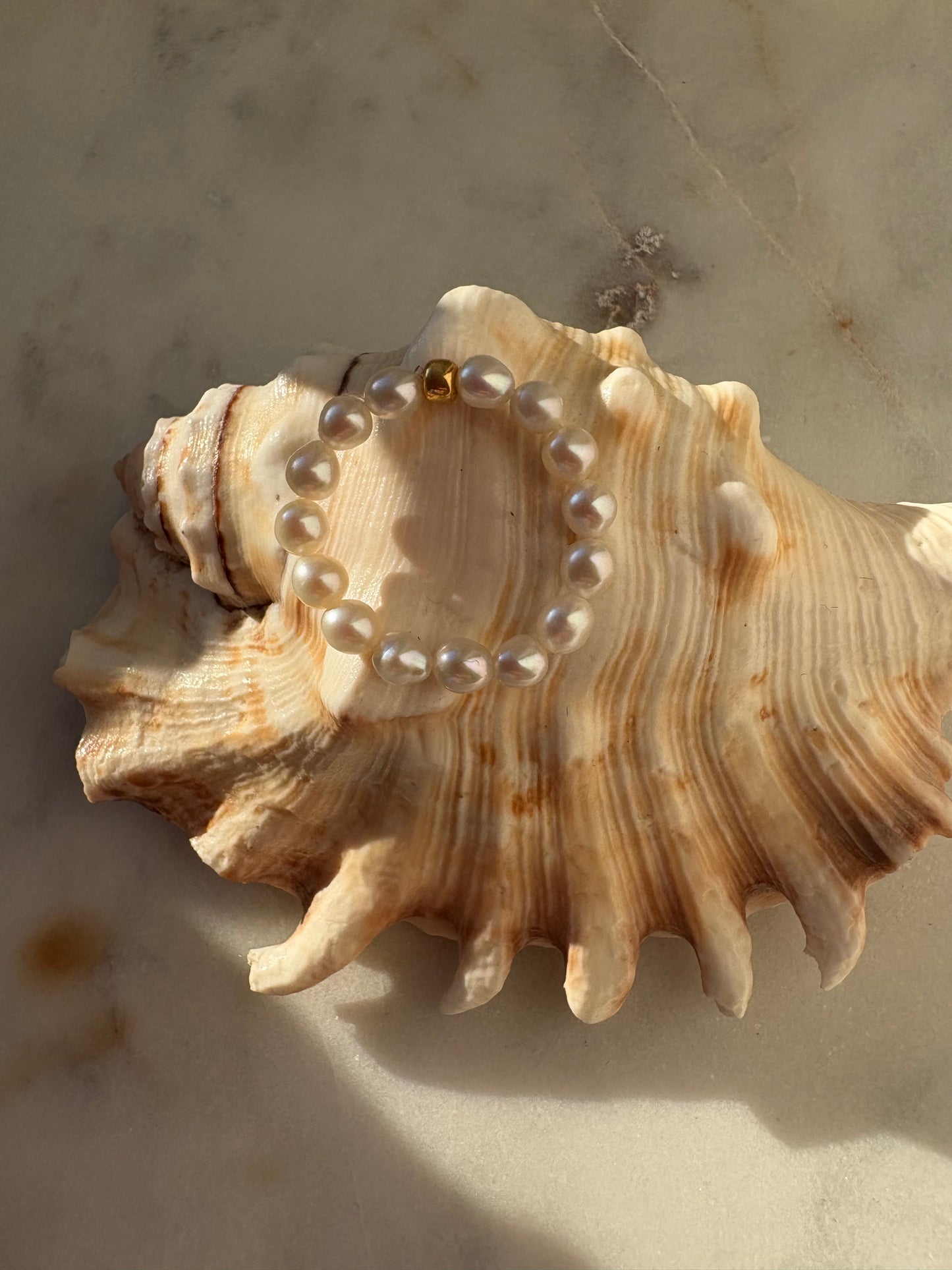 petite pearl ring