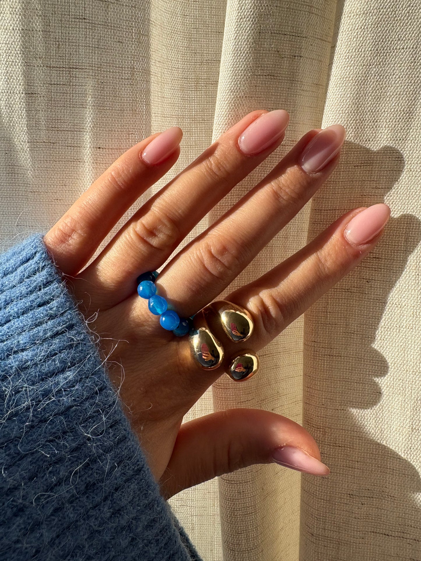 azure wave ring