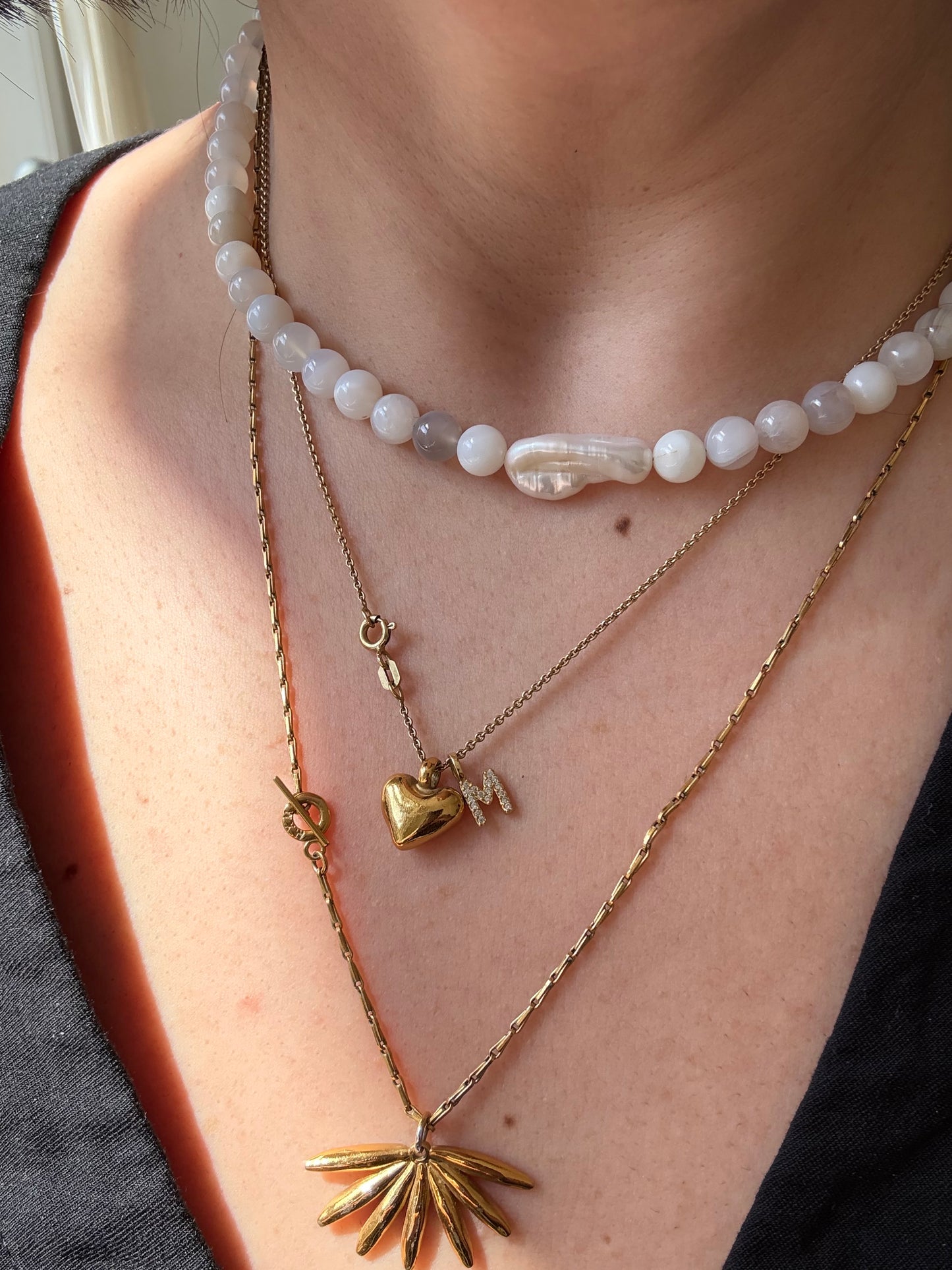 cloud pearl necklace