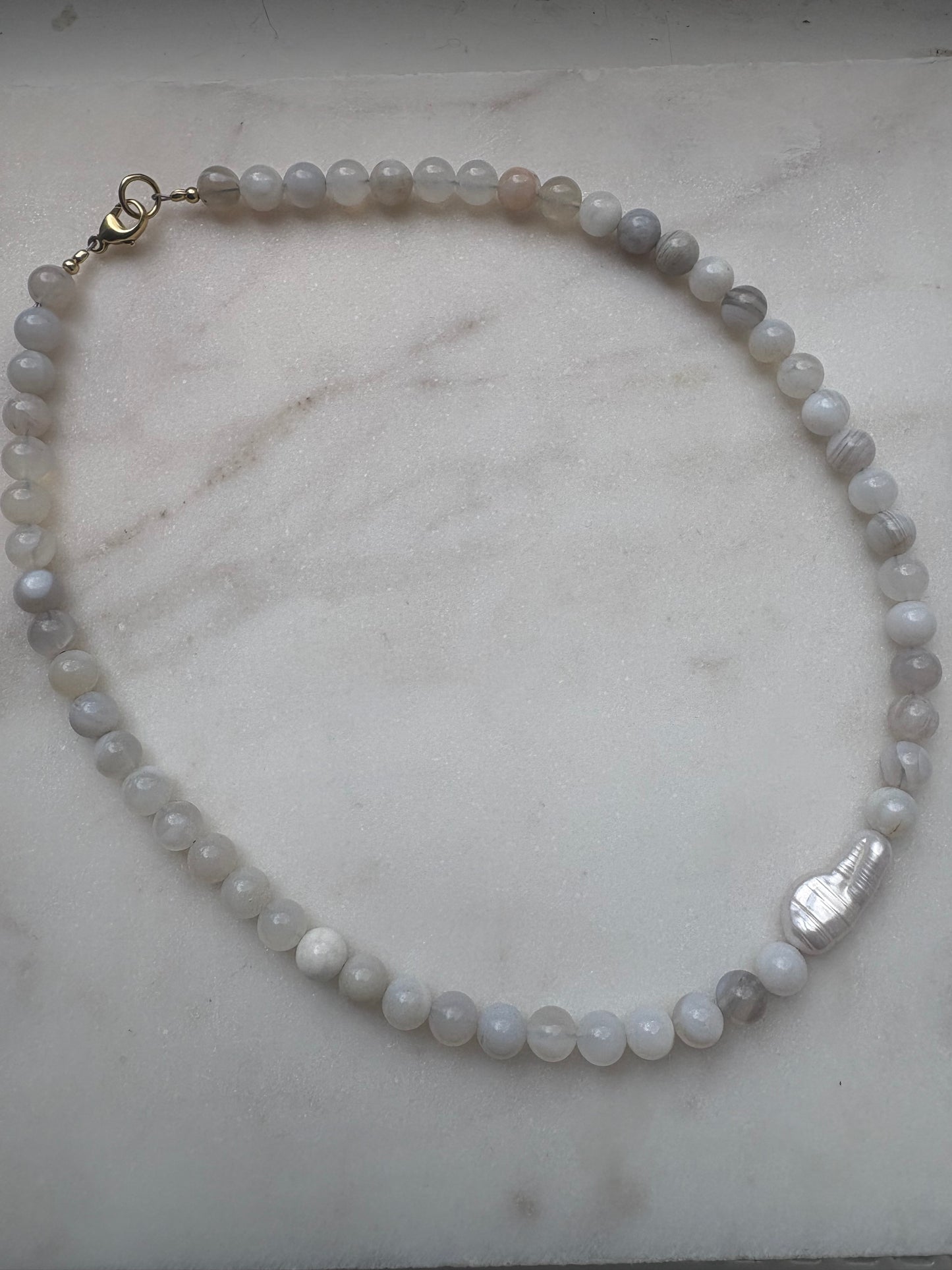 cloud pearl necklace