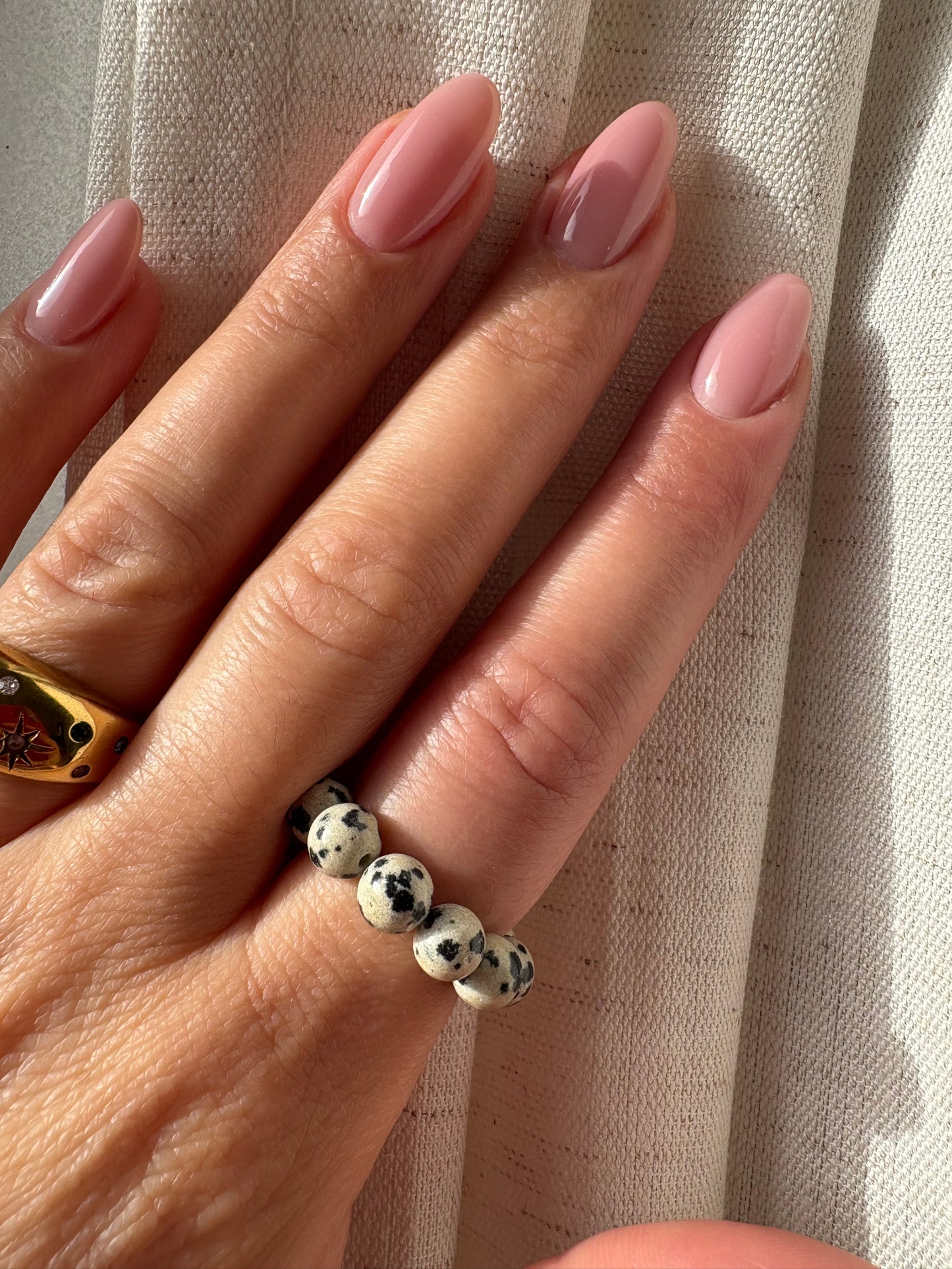 dalmatian jaspis ring