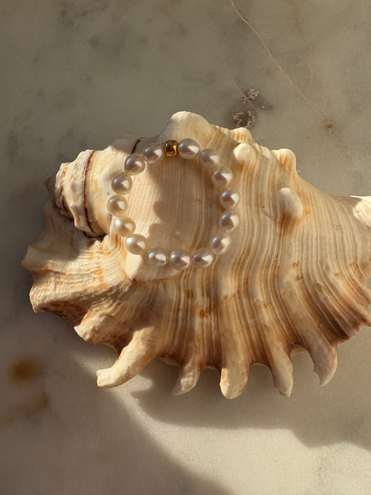 petite pearl ring