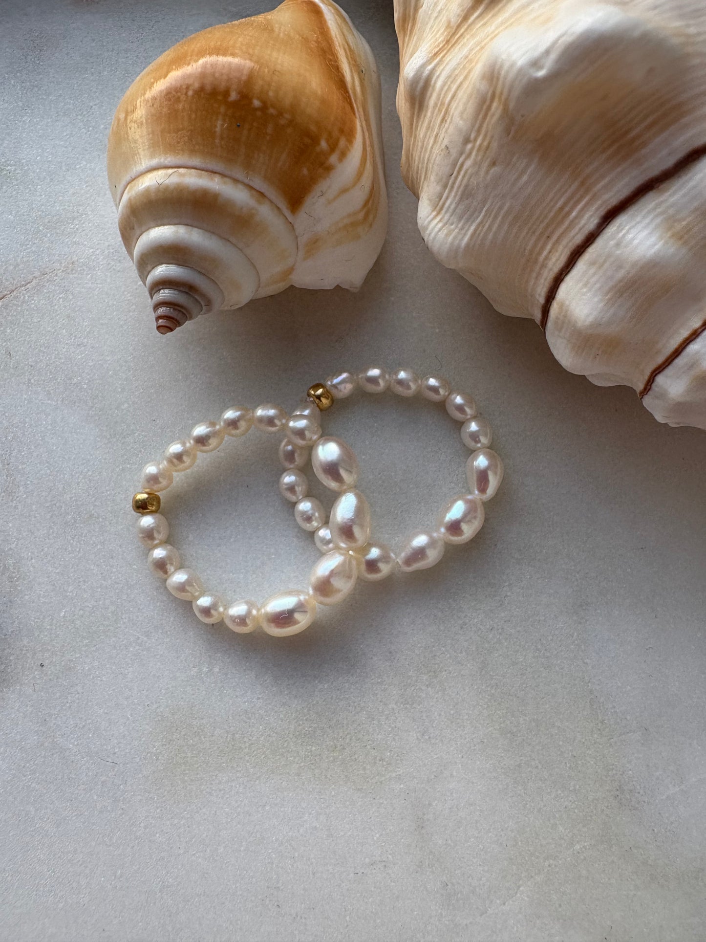 bold pearl ring