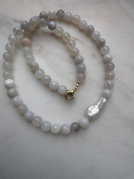 cloud pearl necklace
